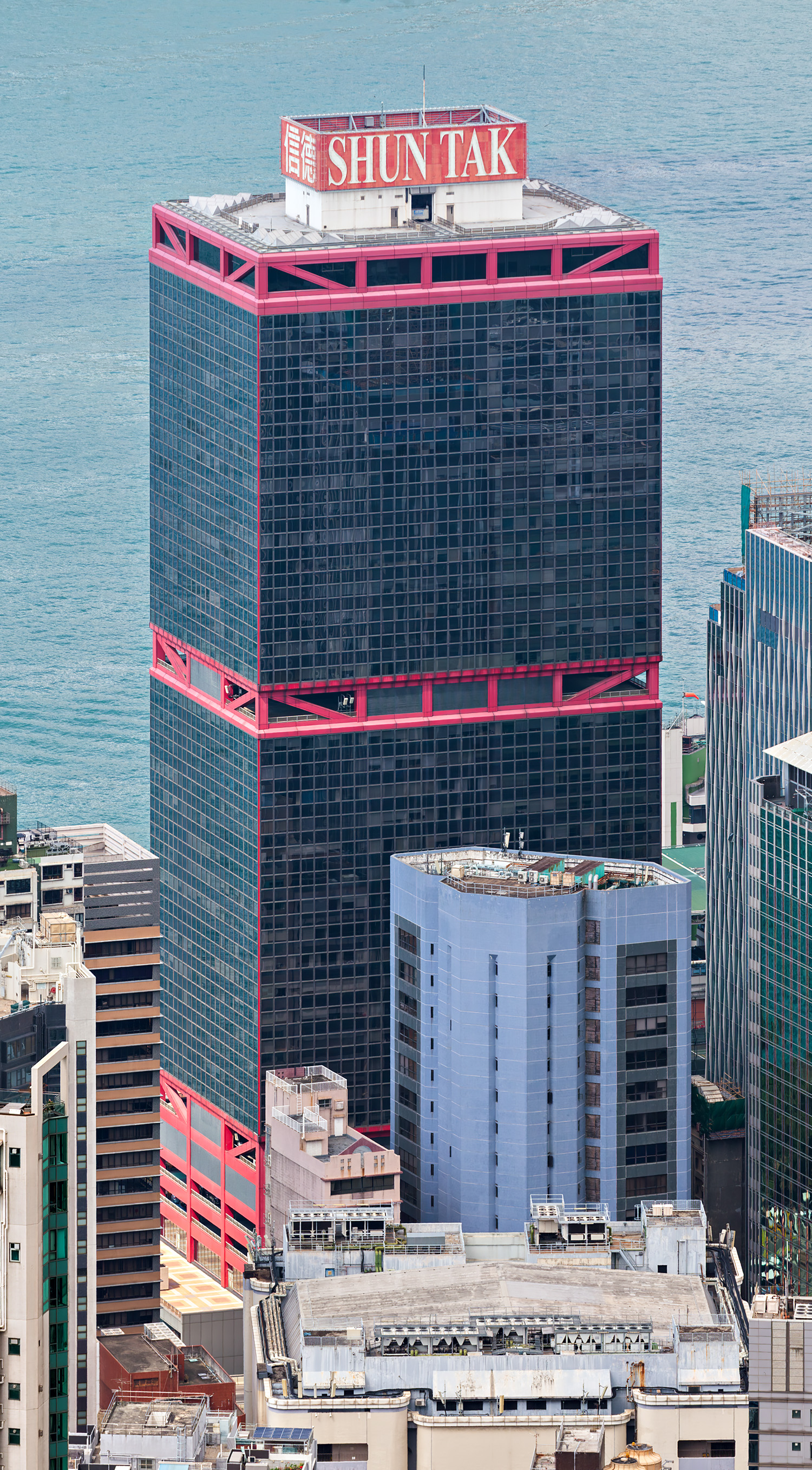 Shun Tak Centre West, Hong Kong - View from Lugard Road. © Mathias Beinling